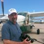 Ray Milograno preparing to shot island aerials with a Canon 5D DSLR.